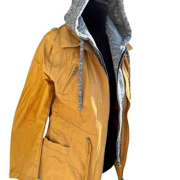 Love Tree cotton jacket with contrasting hood, women's size M - Picture 5 of 10